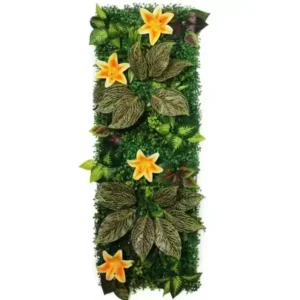 Mur Végétal artificiel Bulbiferum (40x120cm), Mur floral intérieur décoration murale extérieur en PE anti-UV.