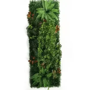 Mur Végétal artificiel Dischidia 40x120cm, Fausses plantes tombantes intérieur Déco murale extérieure pas chère et sans entretien.
