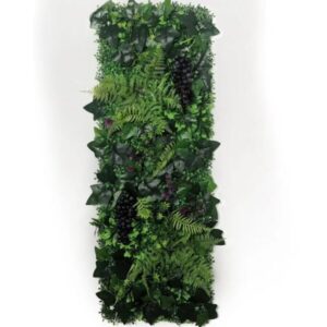 Mur Végétal artificiel Letharia 40x120cm, Fausses plantes Déco murale intérieur et extérieur haut de gamme et sans entretien.