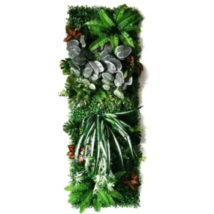 Mur Végétal artificiel Zebrano (40x120cm), Fausses plantes tombantes intérieur et déco murale extérieur végétalisée.
