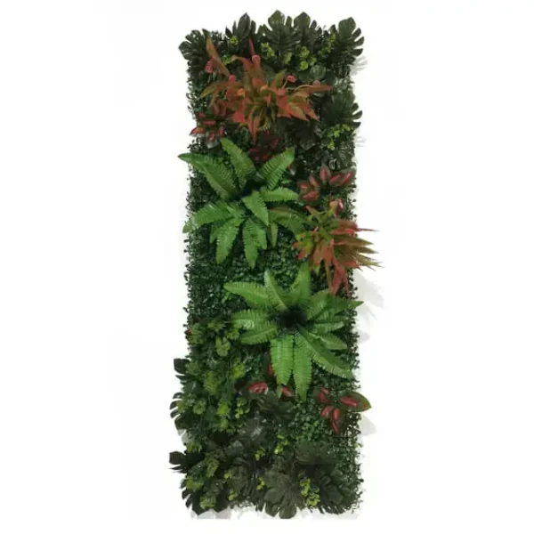 Mur végétal artificiel Dryopteris (40x120cm), Fausse plantes artificielles. Murs végétalisés haute gamme pour déco murale intérieur et extérieur.