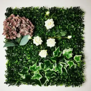 Mur végétal artificiel Liane 50x50cm, Fleurs artificielles comme des vraies, Plantes intérieur et extérieur sans entretien et pas cher.