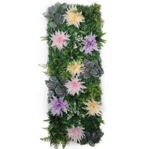 Mur végétal artificiel Protea 40x120cm, Fleurs artificielles haut de gamme, Déco murale intérieur et extérieur.