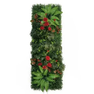 Mur végétal artificiel Tropical, 40x120cm, 100% PE Déco murale végétalisés intérieur et extérieur anti-UV.